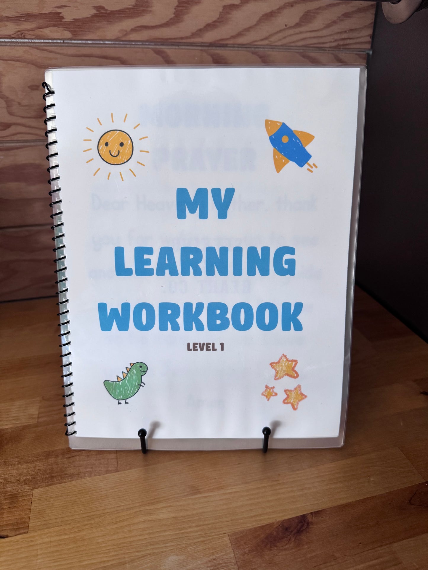 Level 1 (boy) My Learning Workbook - Faith Based
